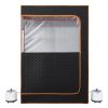Upgraded Portable Steam Sauna for Home, 2 Person Full Body Home Spa Tent with Steamer & 2 Foldable Chairs & Remote & 2 Essential Oil Boxes