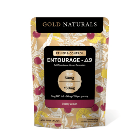 5 mg Entourage Δ9 Hemp Gummies – Utah Compliant, Full-Spectrum Calm & Relaxation (Flavor: Cherry Lemon, size: 10 PACK)