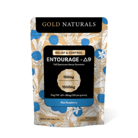 5 mg Entourage Δ9 Hemp Gummies – Utah Compliant, Full-Spectrum Calm & Relaxation (Flavor: Blue Raspberry, size: 30 PACK)