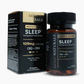 Sleep Softgel Capsules – Full-Spectrum Hemp Extract - CBD + CBN Sleep Support - Deep Rest, Relaxation & Nighttime Relief (Strength: Heavy, size: 30 CAPSULE JAR)