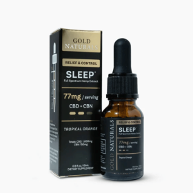 Sleep Tincture with CBD + CBN - Deep Rest Hemp Extract - Fast-Acting Full Spectrum Sleep Aid for Relaxation & Relief – 0.3% THC (Strength: Medium, size: 15 ML)